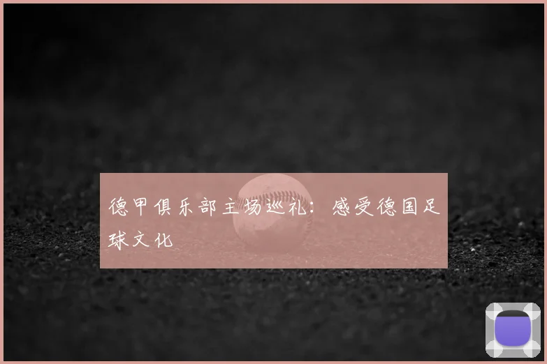 德甲俱乐部主场巡礼：感受德国足球文化